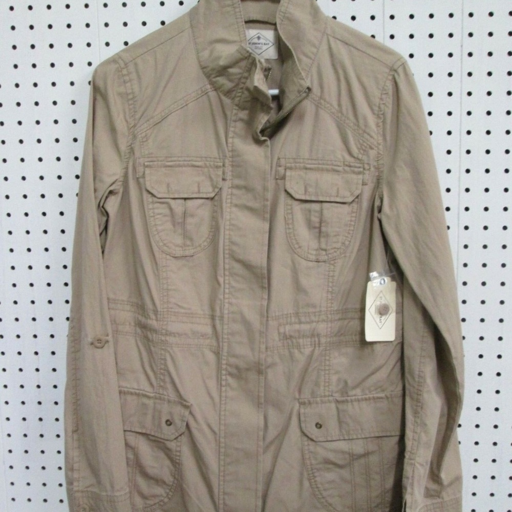 St John's bay tan med. jacket women clothing